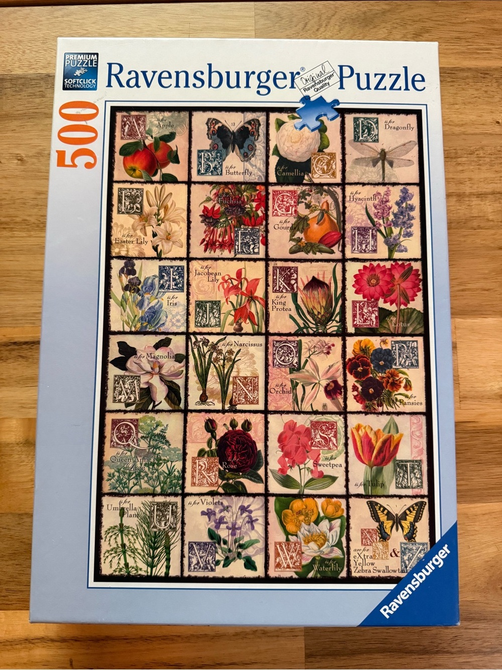 Ravensburger 500 Piece Jigsaw Puzzle Vintage Flora No 14 126 5